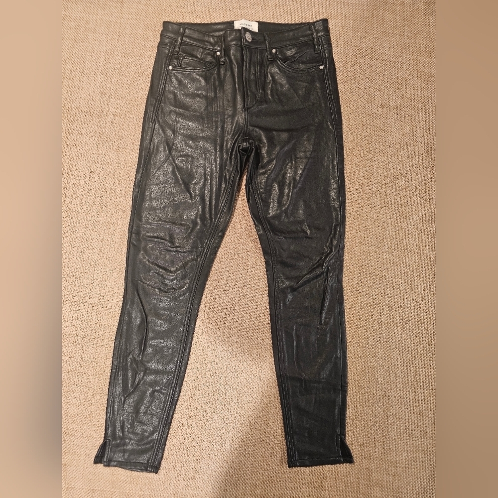 McGuire coated faux leather skinny pants in black.Size 27 - Picture 2 of 8